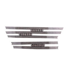 2021 women's hot stick wave electric embroidery upper stick chain fashion diamond inlaid upper semi-finished products to sample processing and customization