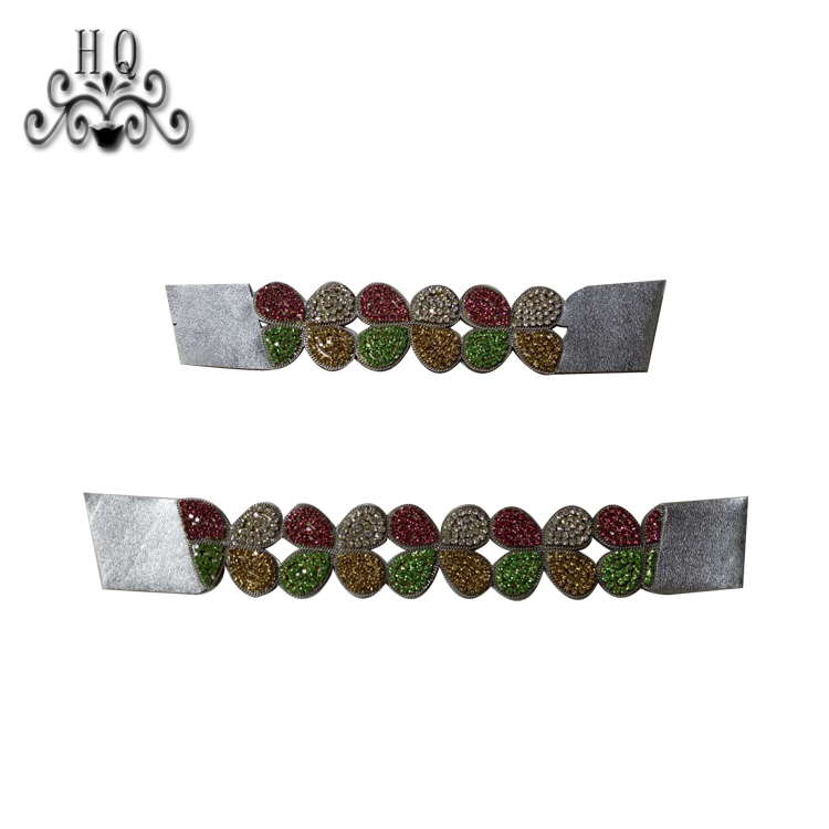 Hot new laser spot hot diamond jewelry women sandals upper semi-finished wholesale processing customization