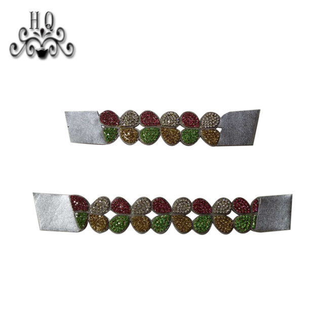 Hot new laser spot hot diamond jewelry women sandals upper semi-finished wholesale processing customization