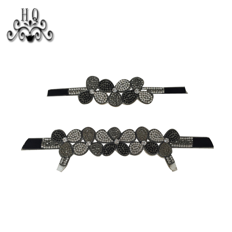 Hot new laser spot hot diamond jewelry women sandals upper semi-finished wholesale processing customization