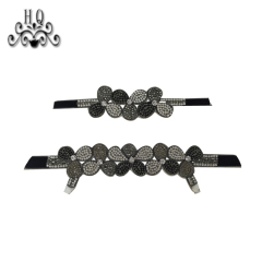 Hot new laser spot hot diamond jewelry women sandals upper semi-finished wholesale processing customization