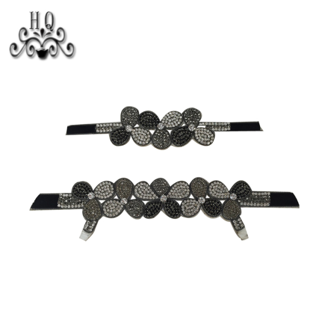 Hot new laser spot hot diamond jewelry women sandals upper semi-finished wholesale processing customization