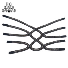 Sample processing custom new laser chain hot drill weaving process fashion diamond inlaid shoe slippers women sandals semi-finished