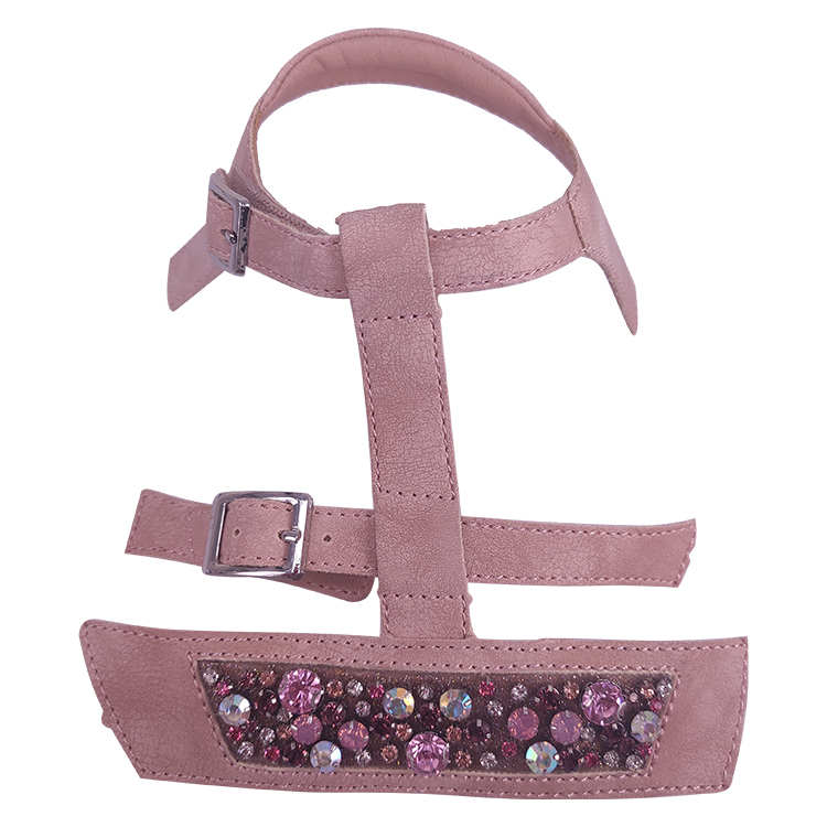 New fashion laser hand-stitched bead nail bead upper semi-finished girls shoes sandals to sample processing custom shoe accessories