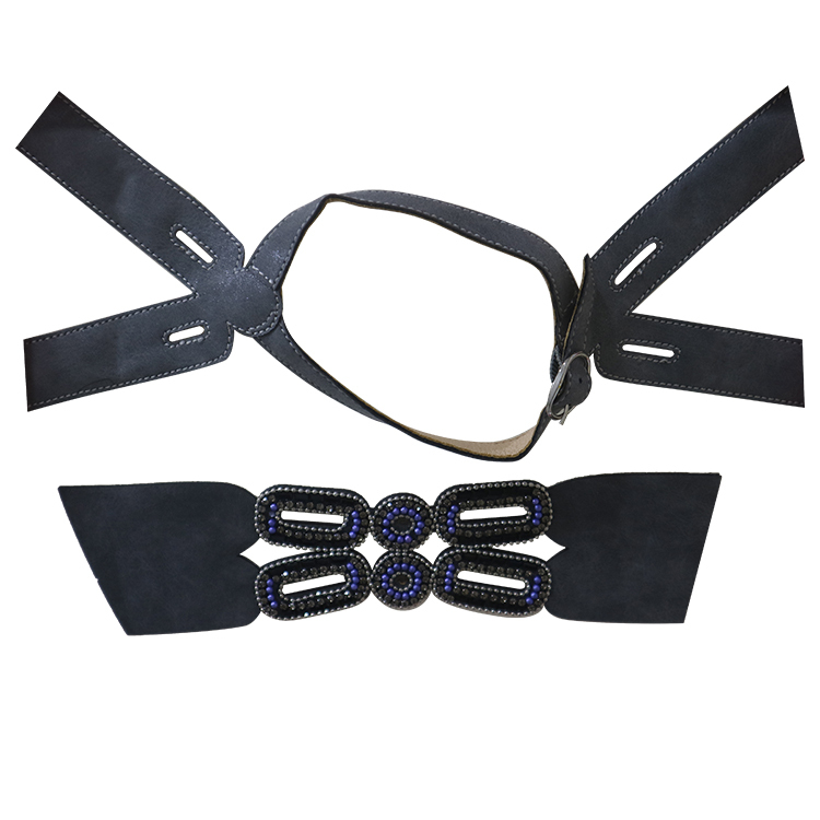 Hot new laser spot hot diamond jewelry women sandals upper semi-finished wholesale processing customization