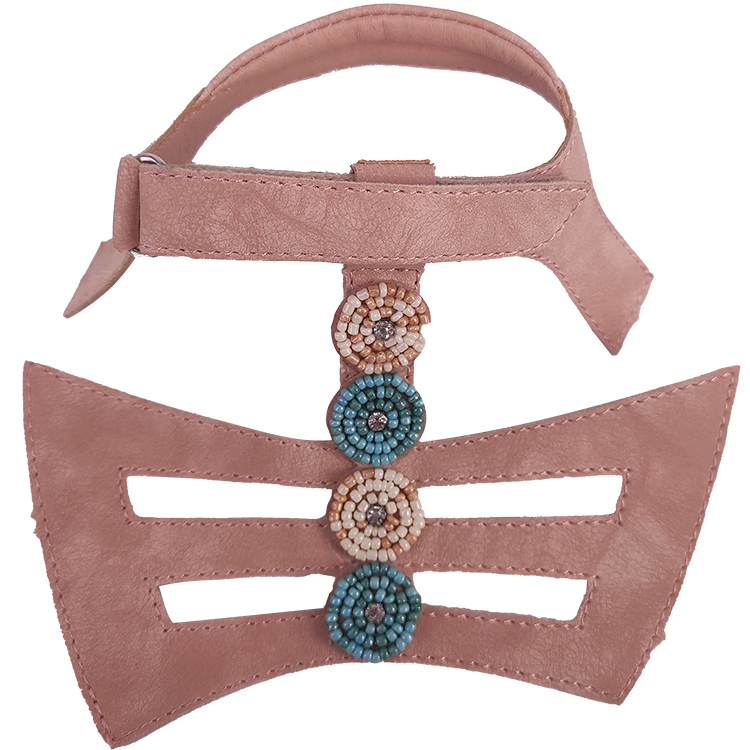 New fashion laser hand-stitched bead nail bead upper semi-finished girls shoes sandals to sample processing custom shoe accessories