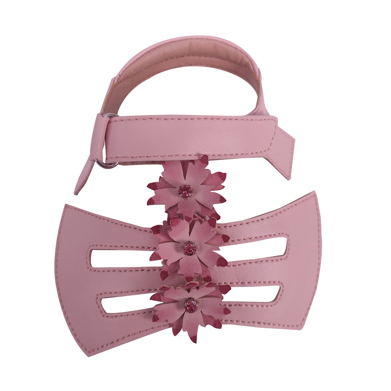 New fashion handmade tie dye petal sewn bead upper semi-finished girls shoes sandals to sample processing custom shoe accessories