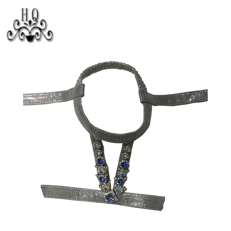 New fashion laser hand-stitched bead nail bead upper semi-finished girls shoes sandals to sample processing custom shoe accessories