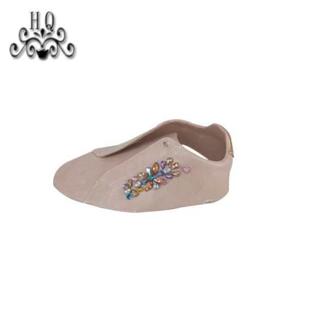 New fashion laser hand-stitched bead nail bead upper semi-finished girls shoes sandals to sample processing custom shoe accessories
