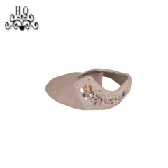 New fashion laser hand-stitched bead nail bead upper semi-finished girls shoes sandals to sample processing custom shoe accessories