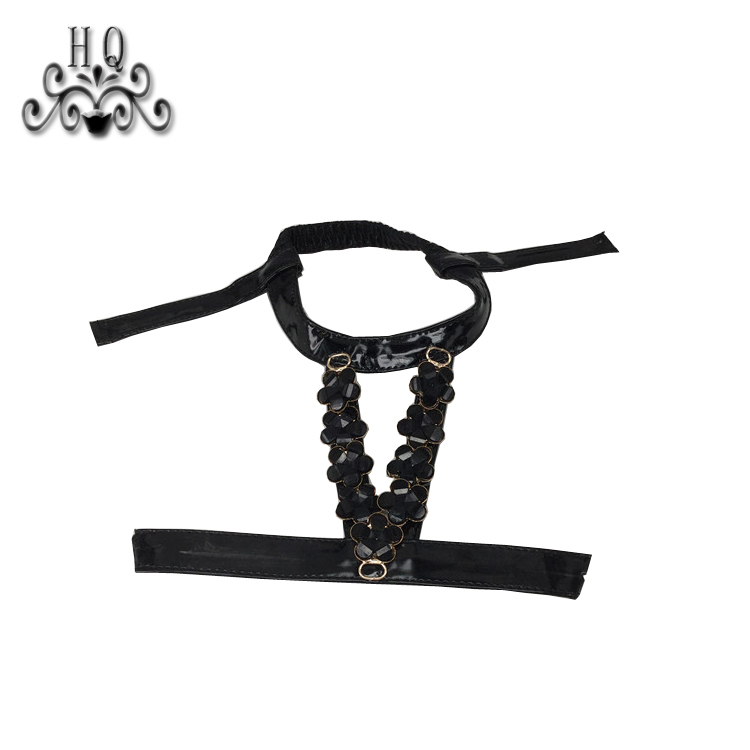 New fashion laser hand-stitched bead nail bead upper semi-finished girls shoes sandals to sample processing custom shoe accessories