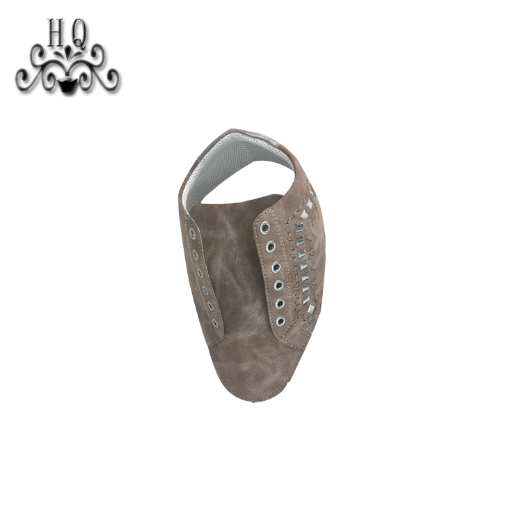New fashion laser hand-stitched bead nail bead upper semi-finished girls shoes sandals to sample processing custom shoe accessories