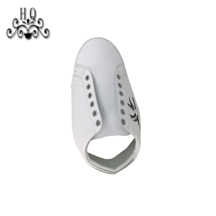 New fashion laser hand-stitched bead nail bead upper semi-finished girls shoes sandals to sample processing custom shoe accessories