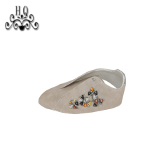 New fashion laser hand-stitched bead nail bead upper semi-finished girls shoes sandals to sample processing custom shoe accessories