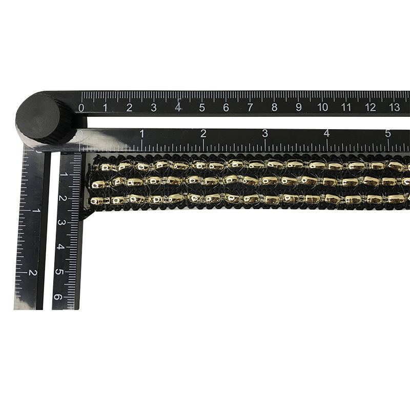Custom new vamp accessories PP grass woven PU hand nailed beads female sandal face semi-finished accessories wholesale processing