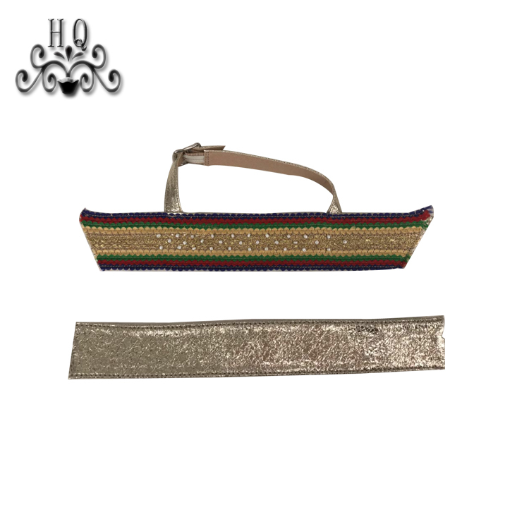 2021 new laser electric embroidery hot drill chain shoe accessory fashion diamond inlaid shoe material sandals slippers women's vamp customization