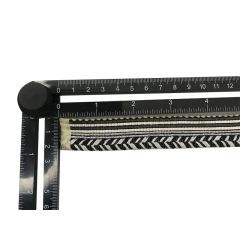 Custom new vamp accessories PP grass woven PU hand nailed beads female sandal face semi-finished accessories wholesale processing