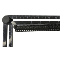 Custom new vamp accessories PP grass woven PU hand nailed beads female sandal face semi-finished accessories wholesale processing