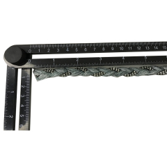 Custom new vamp accessories PP grass woven PU hand nailed beads female sandal face semi-finished accessories wholesale processing