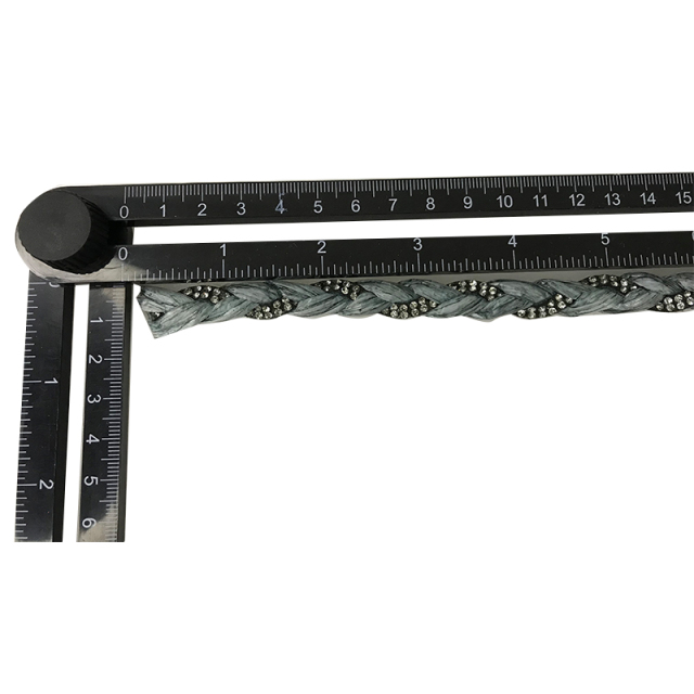 Custom new vamp accessories PP grass woven PU hand nailed beads female sandal face semi-finished accessories wholesale processing