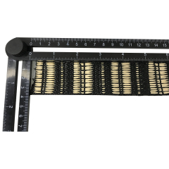 Custom new vamp accessories PP grass woven PU hand nailed beads female sandal face semi-finished accessories wholesale processing