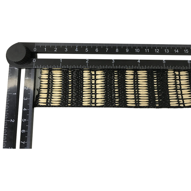 Custom new vamp accessories PP grass woven PU hand nailed beads female sandal face semi-finished accessories wholesale processing