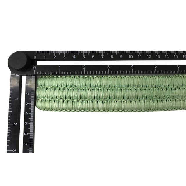 Custom new vamp accessories PP grass woven PU hand nailed beads female sandal face semi-finished accessories wholesale processing