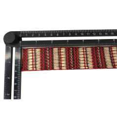 Custom new vamp accessories PP grass woven PU hand nailed beads female sandal face semi-finished accessories wholesale processing