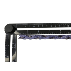 Custom new vamp accessories PP grass woven PU hand nailed beads female sandal face semi-finished accessories wholesale processing