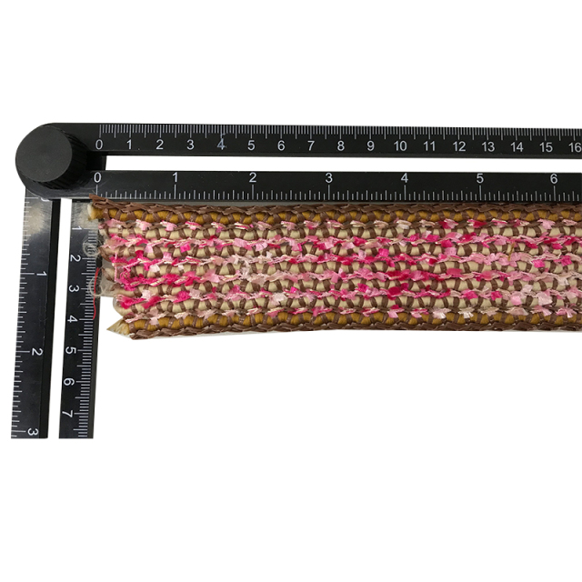 Custom new vamp accessories PP grass woven PU hand nailed beads female sandal face semi-finished accessories wholesale processing