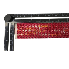 Custom new vamp accessories PP grass woven PU hand nailed beads female sandal face semi-finished accessories wholesale processing