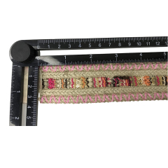 Custom new vamp accessories PP grass woven PU hand nailed beads female sandal face semi-finished accessories wholesale processing