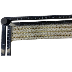 Custom new vamp accessories PP grass woven PU hand nailed beads female sandal face semi-finished accessories wholesale processing