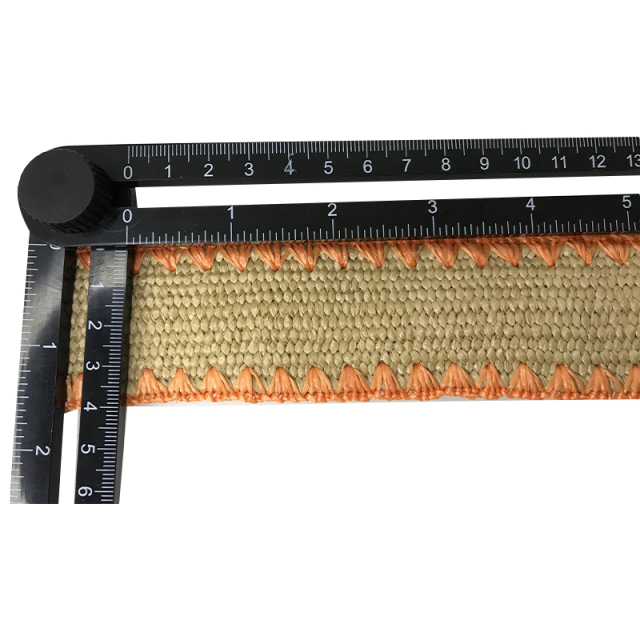 Custom new vamp accessories PP grass woven PU hand nailed beads female sandal face semi-finished accessories wholesale processing