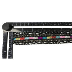 Custom new vamp accessories PP grass woven PU hand nailed beads female sandal face semi-finished accessories wholesale processing