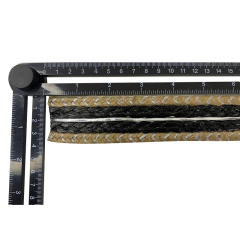 Custom new vamp accessories PP grass woven PU hand nailed beads female sandal face semi-finished accessories wholesale processing