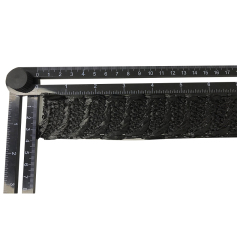 Custom new vamp accessories PP grass woven PU hand nailed beads female sandal face semi-finished accessories wholesale processing