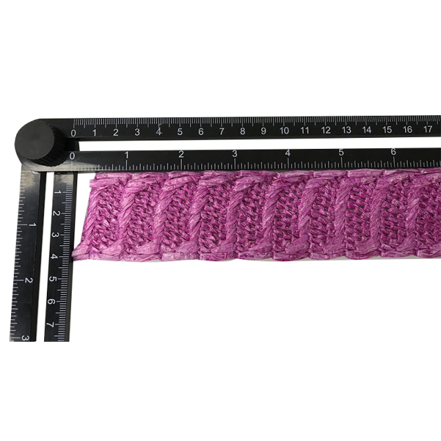 Custom new vamp accessories PP grass woven PU hand nailed beads female sandal face semi-finished accessories wholesale processing