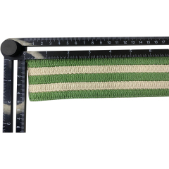 Custom new vamp accessories PP grass woven PU hand nailed beads female sandal face semi-finished accessories wholesale processing