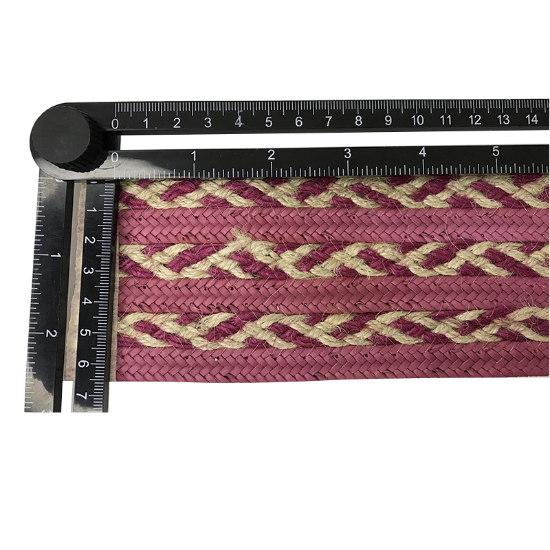 Custom new vamp accessories PP grass woven PU hand nailed beads female sandal face semi-finished accessories wholesale processing
