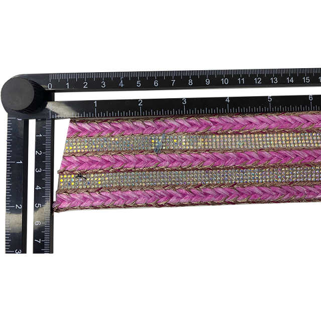 Custom new vamp accessories PP grass woven PU hand nailed beads female sandal face semi-finished accessories wholesale processing