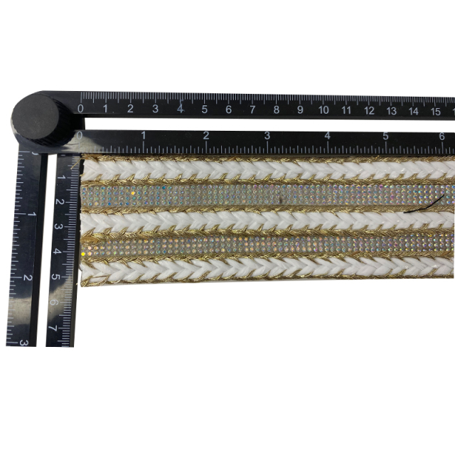 Custom new vamp accessories PP grass woven PU hand nailed beads female sandal face semi-finished accessories wholesale processing