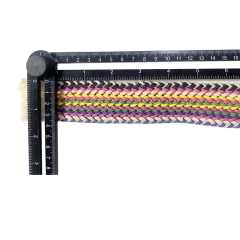 Custom new vamp accessories PP grass woven PU hand nailed beads female sandal face semi-finished accessories wholesale processing