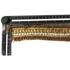 Custom new vamp accessories PP grass woven PU hand nailed beads female sandal face semi-finished accessories wholesale processing