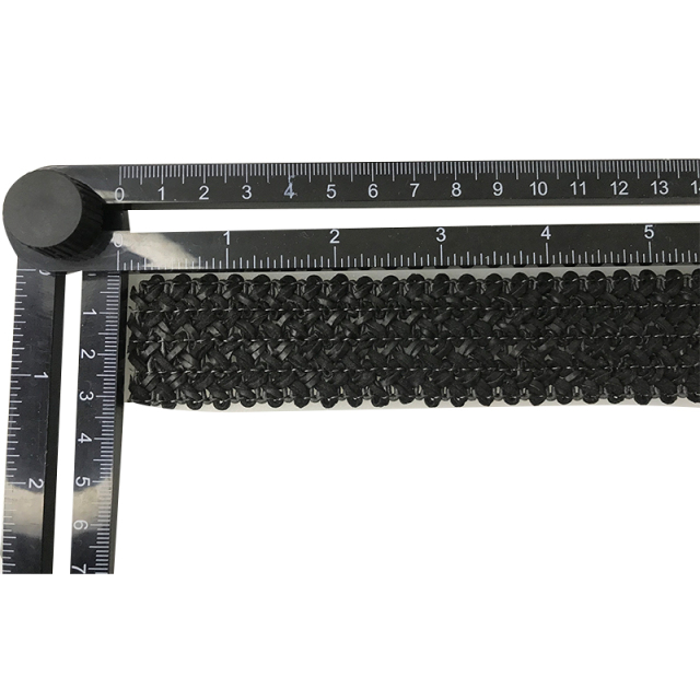 Custom new vamp accessories PP grass woven PU hand nailed beads female sandal face semi-finished accessories wholesale processing