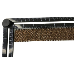 Custom new vamp accessories PP grass woven PU hand nailed beads female sandal face semi-finished accessories wholesale processing