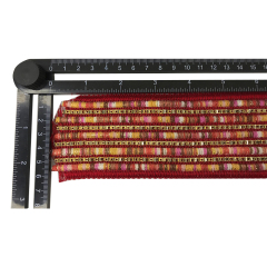 Custom new vamp accessories PP grass woven PU hand nailed beads female sandal face semi-finished accessories wholesale processing