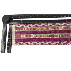 Custom new vamp accessories PP grass woven PU hand nailed beads female sandal face semi-finished accessories wholesale processing