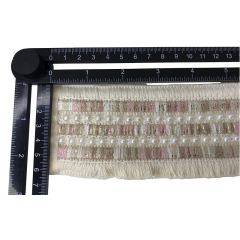 Custom new vamp accessories PP grass woven PU hand nailed beads female sandal face semi-finished accessories wholesale processing