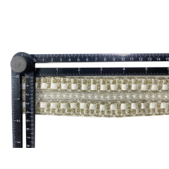 Custom new vamp accessories PP grass woven PU hand nailed beads female sandal face semi-finished accessories wholesale processing